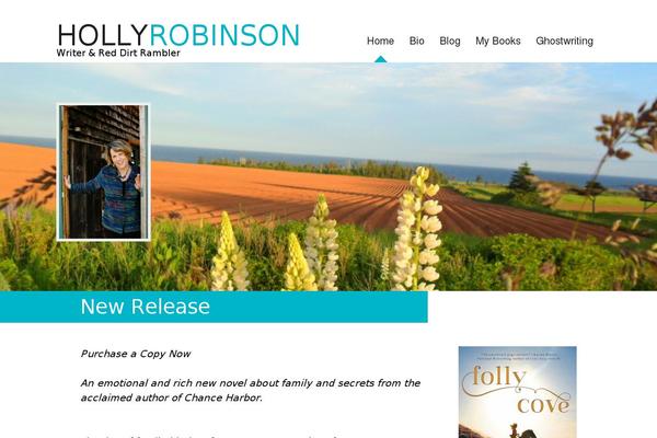 authorhollyrobinson.com site used Fernando