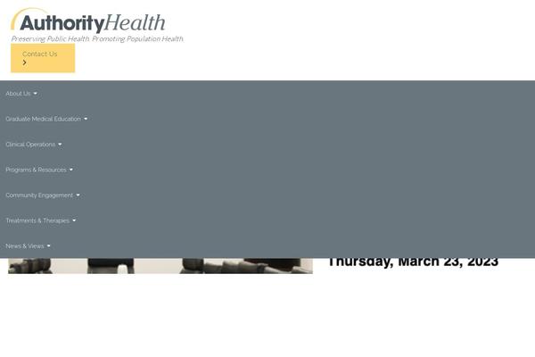 authorityhealth.org site used Dobi