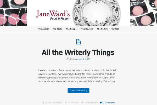 authorjaneward.com site used Duplex
