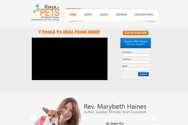 authormarybethhaines.com site used Theme1619