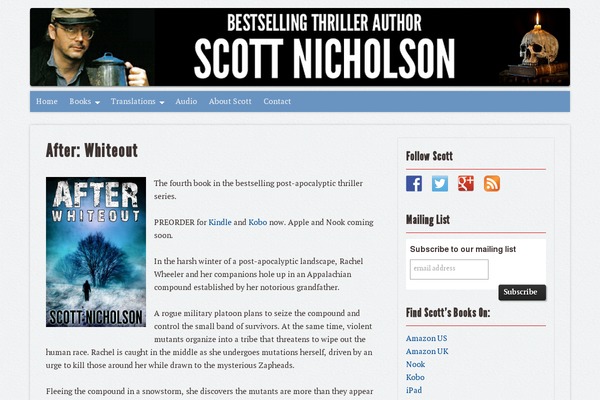 authorscottnicholson.com site used Childs-play-master