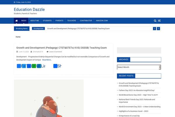 BlogMagazine theme site design template sample