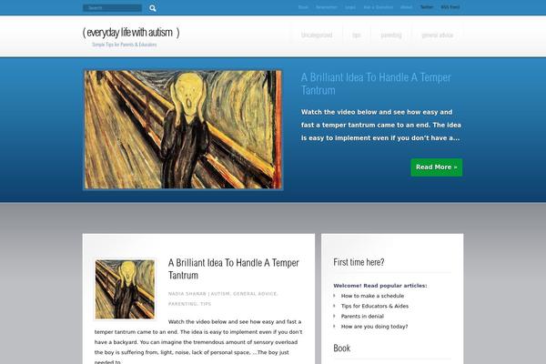 Kreativ theme site design template sample