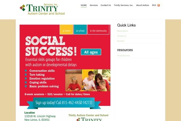 Olya theme site design template sample