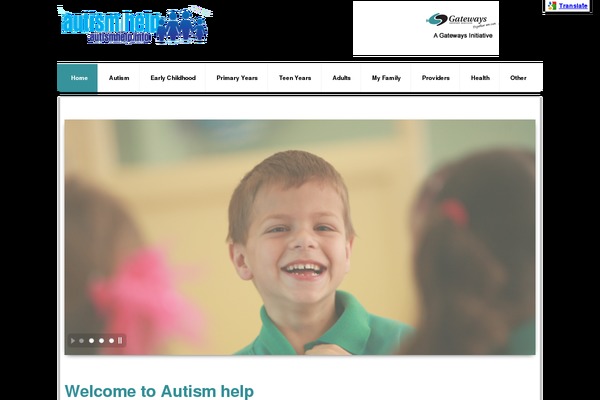 Gateway theme site design template sample