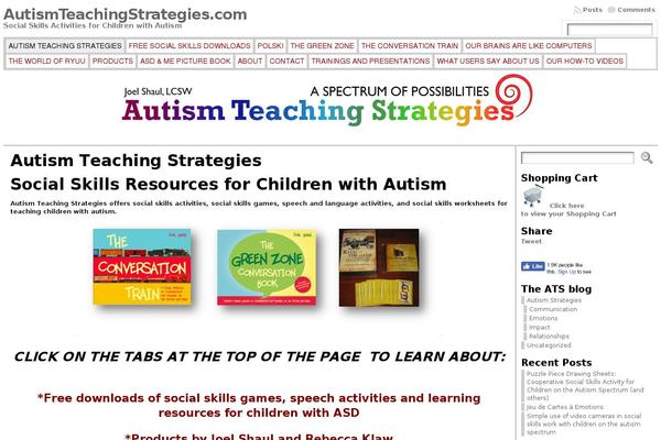 autismteachingstrategies.com site used Newsup-pro