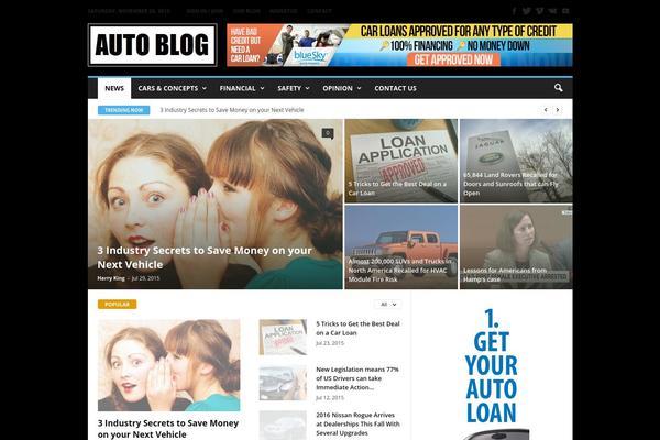 NewsMag theme site design template sample