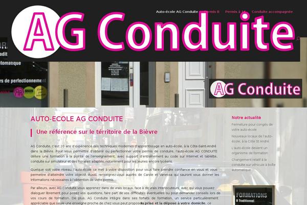 auto-ecole-agconduite.com site used Agconduite