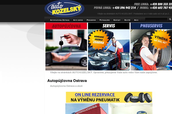 Auto theme site design template sample
