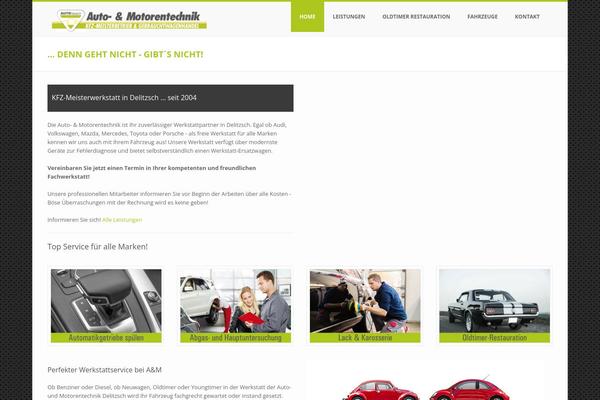BUILDER theme site design template sample