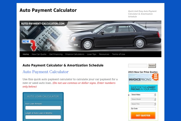 Site using Calcs plugin
