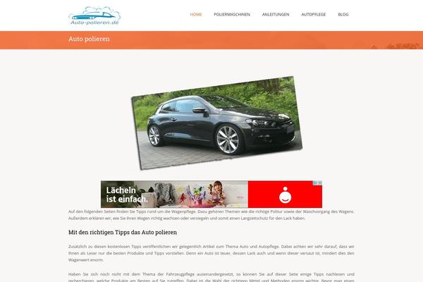 Foxy theme site design template sample