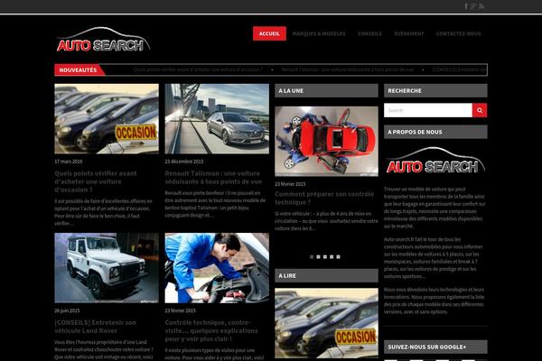 Solaris theme site design template sample