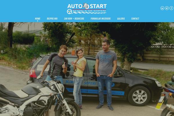 Drivingschool theme site design template sample