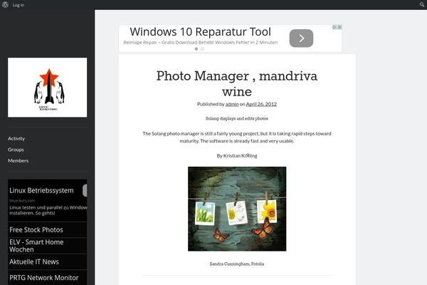 Author theme site design template sample