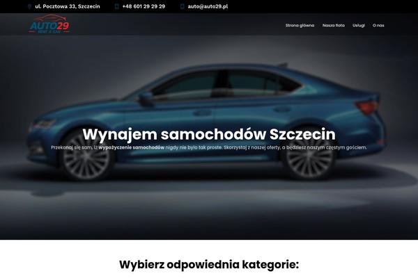 Grandcarrental theme site design template sample