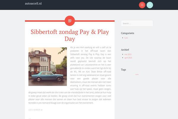 Sorbet theme site design template sample