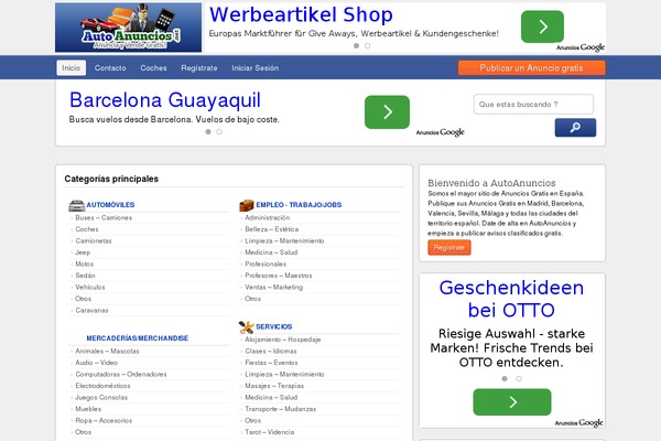 autoanuncios.net site used Anuncios