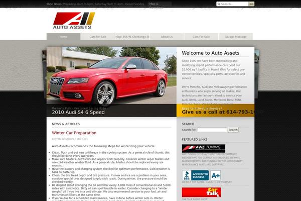 Carbon theme site design template sample
