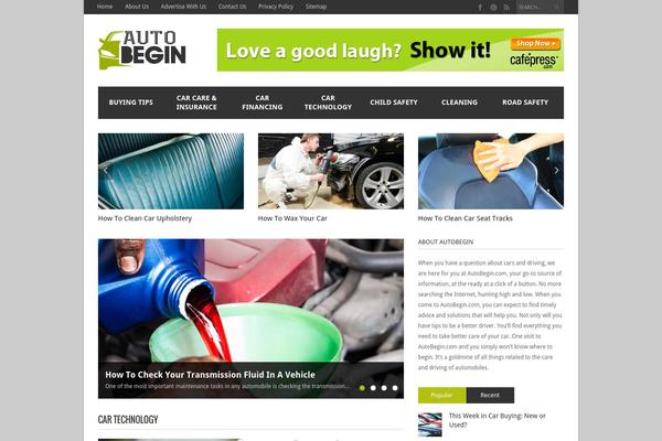 Magazon theme site design template sample