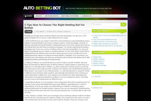 Mystique theme site design template sample