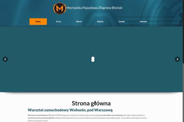 autoblonski.pl site used Motyw