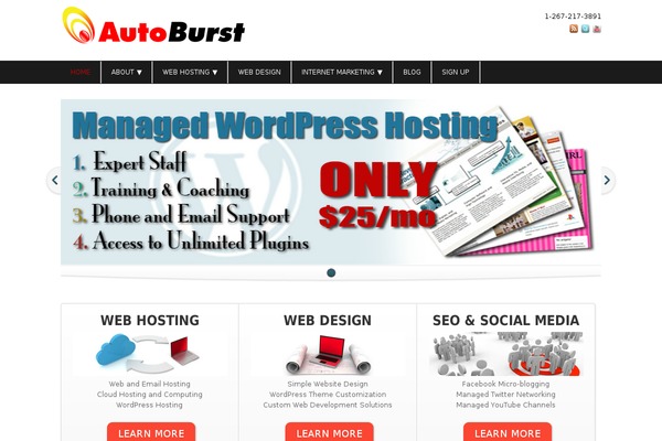 Supermassive theme site design template sample