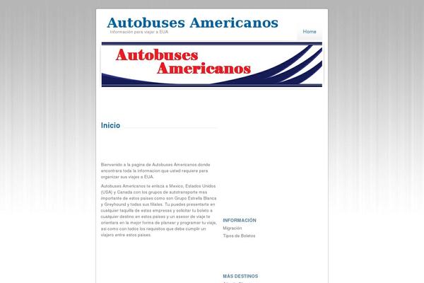 autobusesamericanos.com.mx site used Tropicala