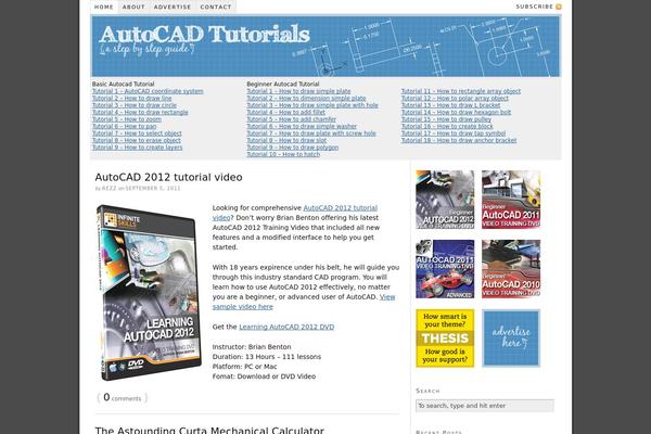 Thesis_182 theme site design template sample