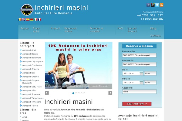 autocarhire.ro site used Inchirieri-masini