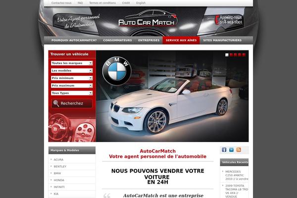 Automobile theme site design template sample