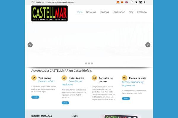 Drivingschool theme site design template sample