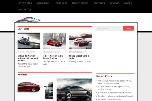 Hotnews theme site design template sample