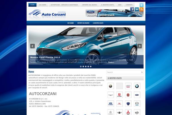 Moderncars theme site design template sample