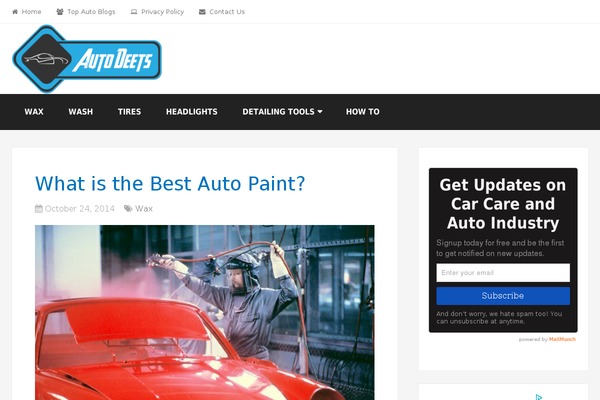 Site using Thrive-visual-editor plugin