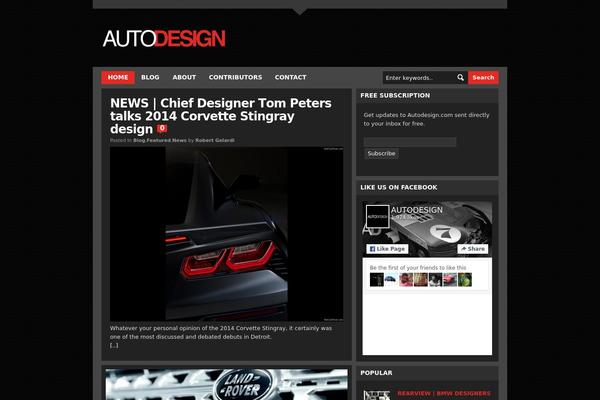 London Creative theme site design template sample