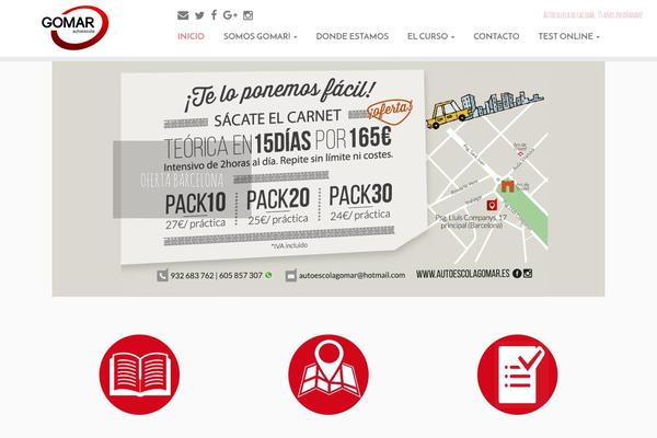 Customizr theme site design template sample