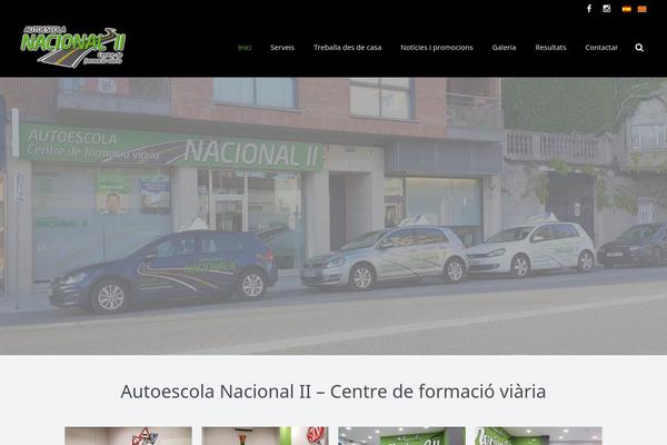 Impreza theme site design template sample