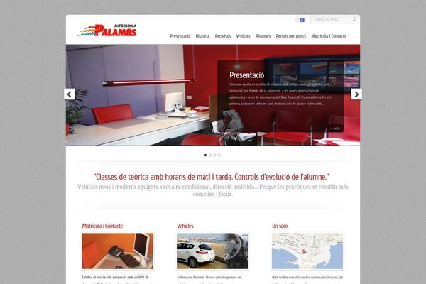 Chameleon theme site design template sample