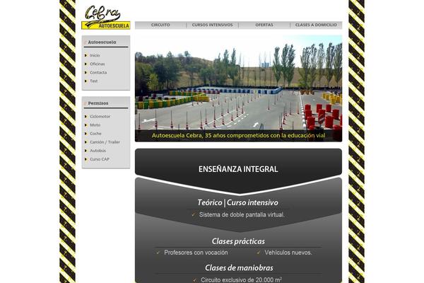 autoescuelacebra.es site used Cebra