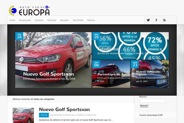 Nexus theme site design template sample