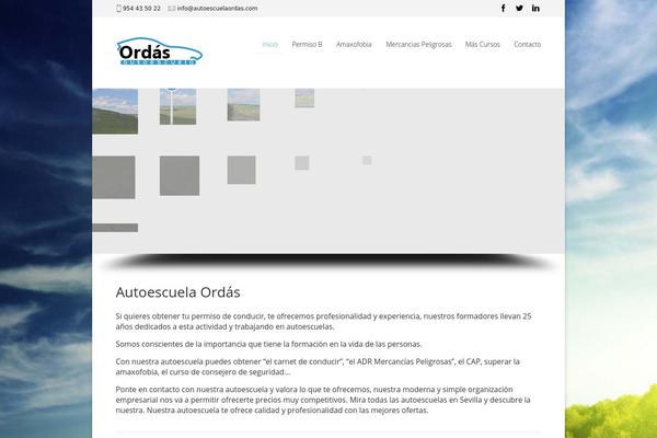 Drivingschool theme site design template sample