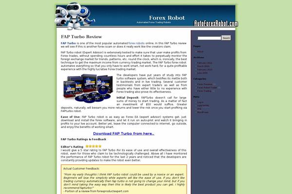 autoforexrobot.com site used Review