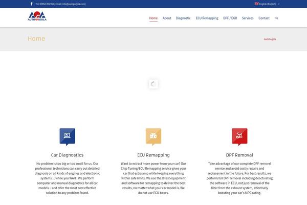 Dante theme site design template sample