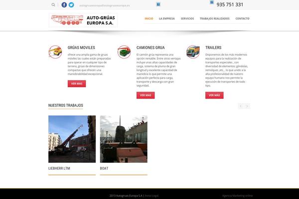 autogruaseuropa.es site used Maxima