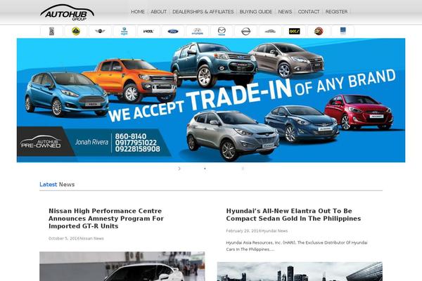 Motors-child theme site design template sample