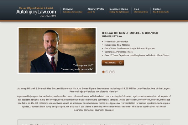 autoinjurylaw.com site used Autoinjurylaw