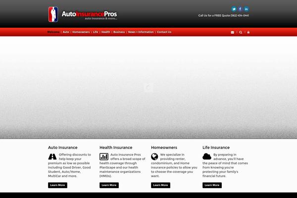Pinpoint theme site design template sample