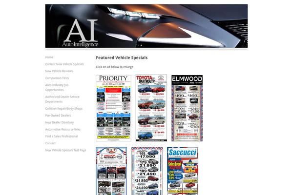 Ari theme site design template sample
