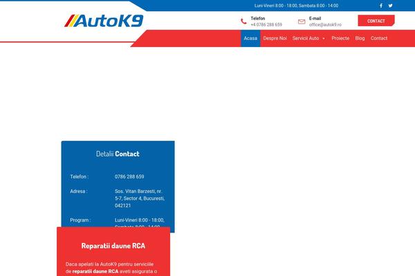 Autrics theme site design template sample